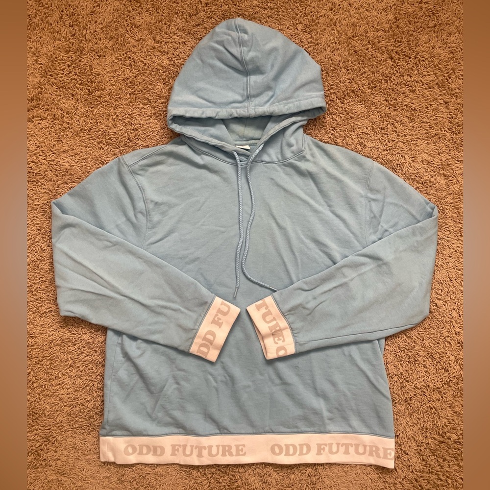 Odd Future Light Blue Light Weight Pullover Hoodi… - image 1